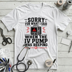 Pump Beeping T-Shirt - White