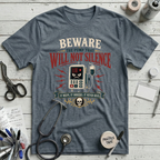 Pump Not Silenced T-Shirt - Heather Slate