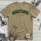 Questions Encouraged T-Shirt - Tan