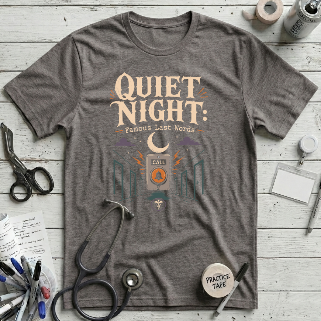 Quiet Night T-Shirt - Dark Grey Heather
