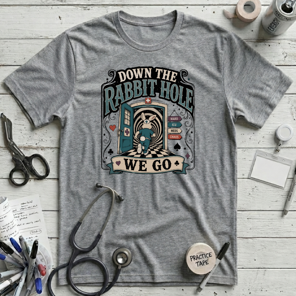Rabbit Hole T-Shirt - Athletic Heather