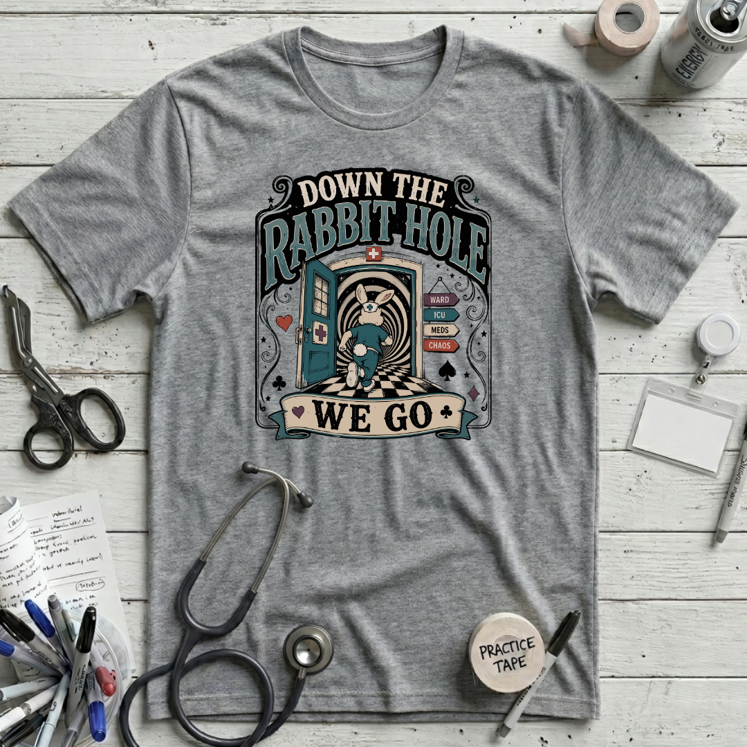 Rabbit Hole T-Shirt - Athletic Heather