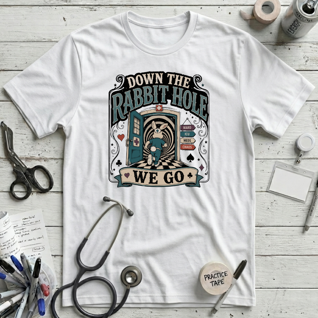 Rabbit Hole T-Shirt - White