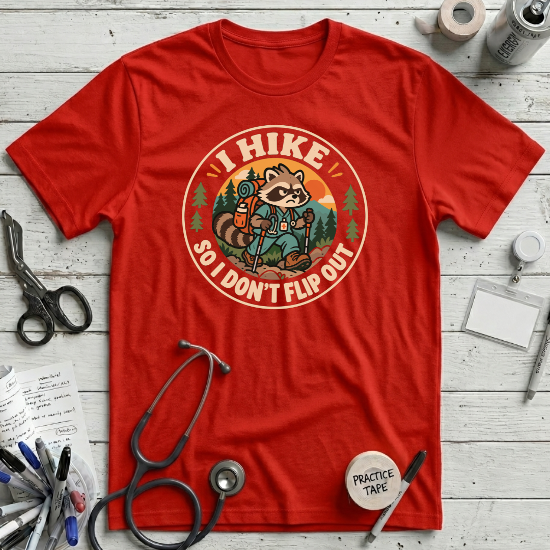 Grouchy Nurse Hiking T-Shirt