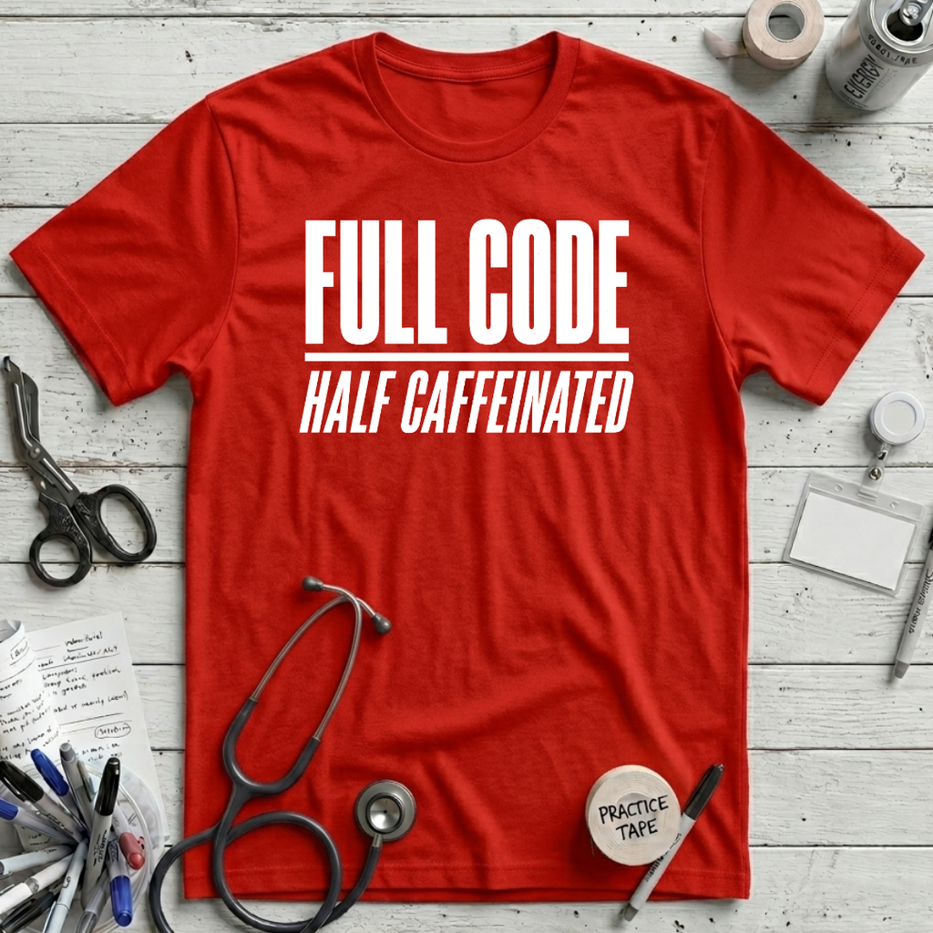 Half Caffeinated - Red