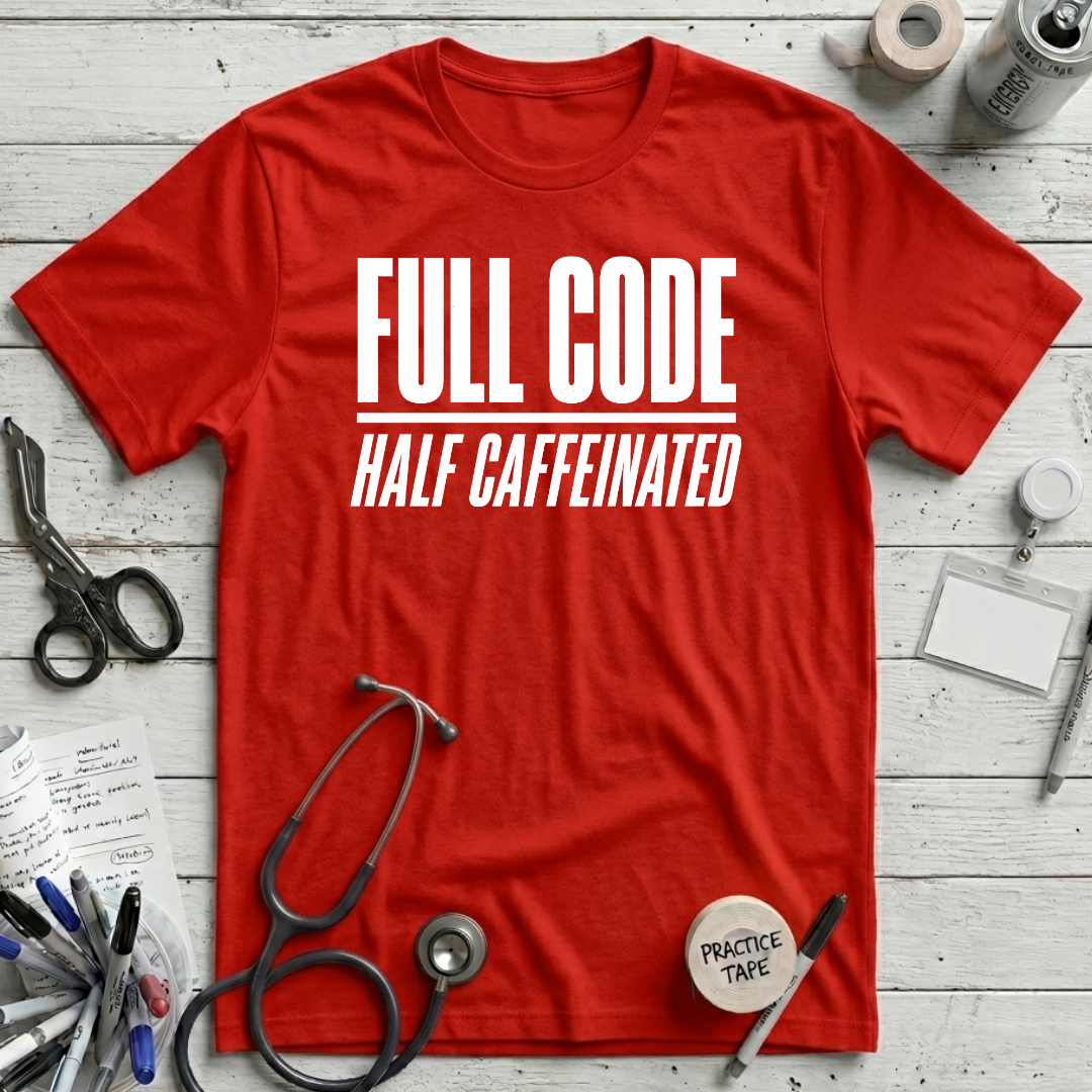 Half Caffeinated - Red