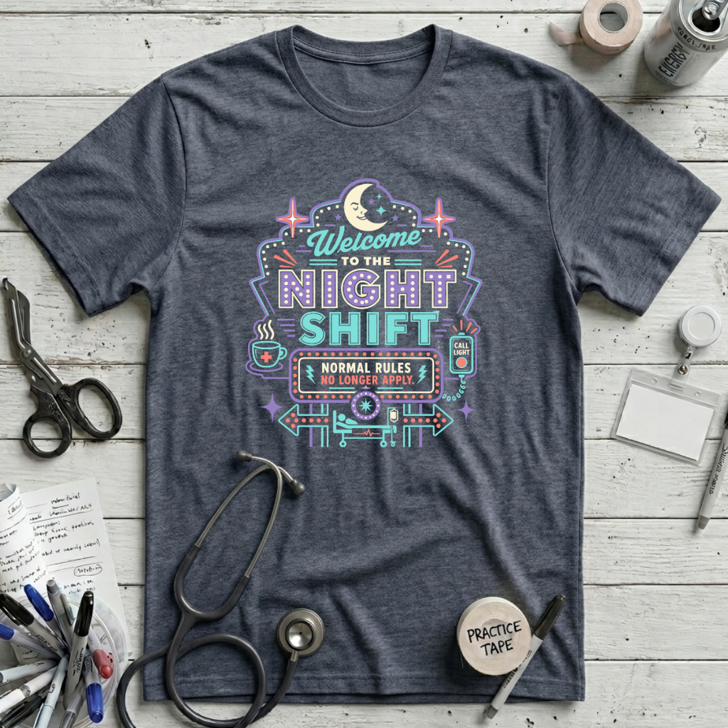 Rules Don't Apply T-Shirt - Heather Navy