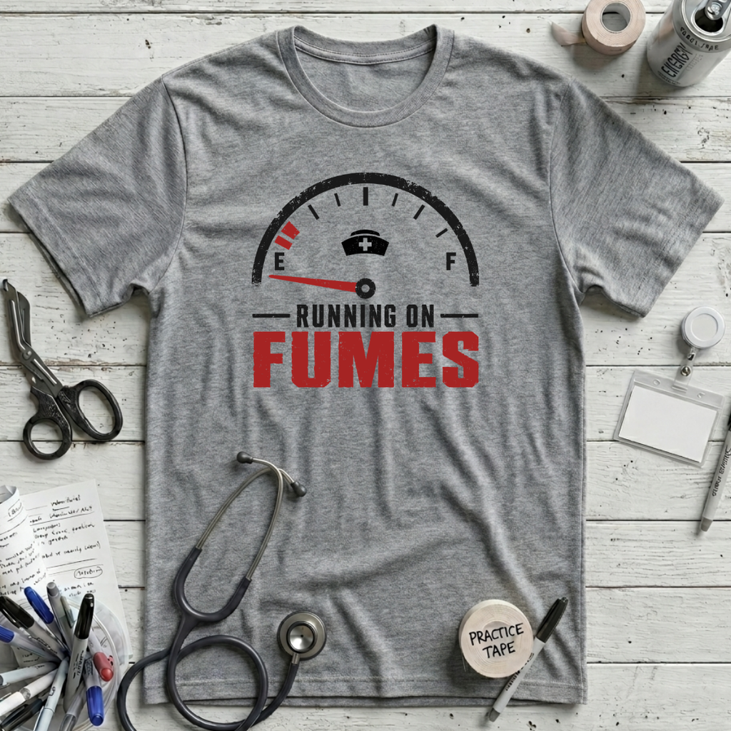 Running on Fumes T-Shirt - Athletic Heather