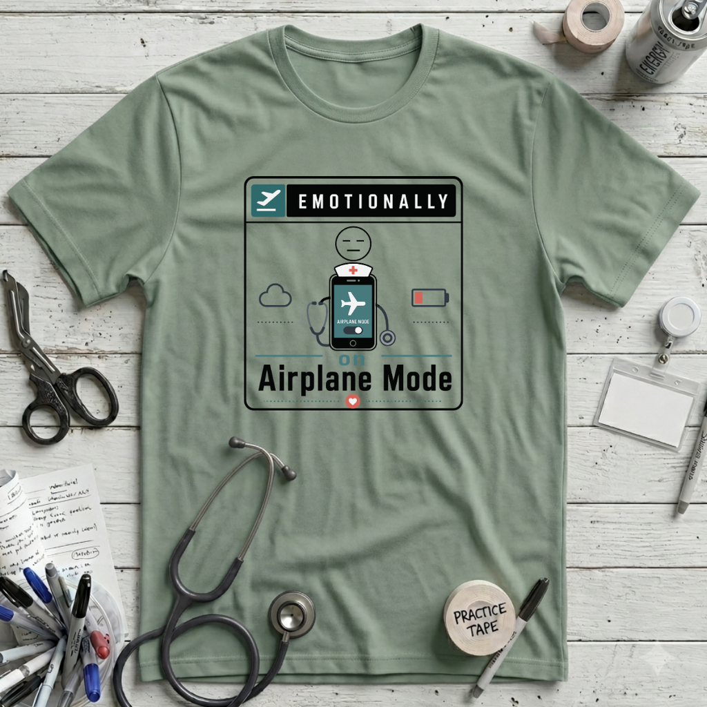 Airplane Mode T-Shirt - Sage