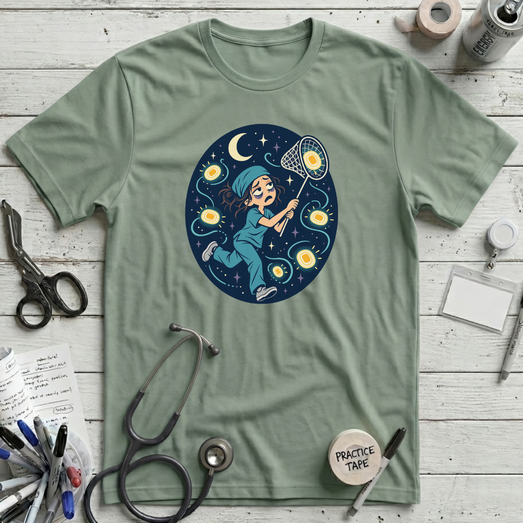 Chasing Call Lights T-Shirt - Sage