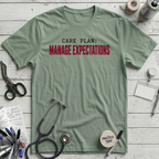 Manage Expectations T-Shirt - Sage