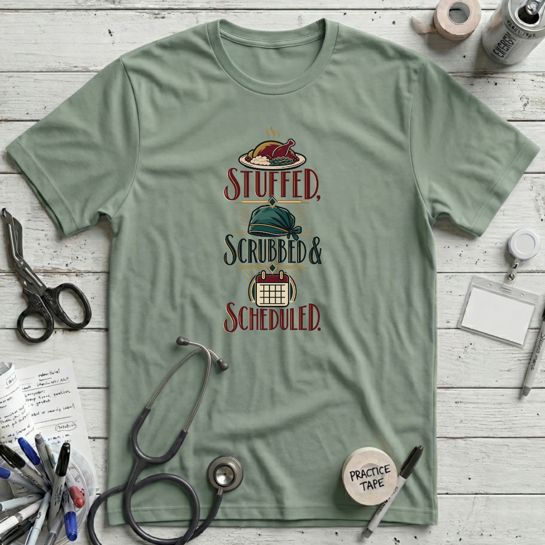 Stuffed Scrubbed Scheduled T-Shirt