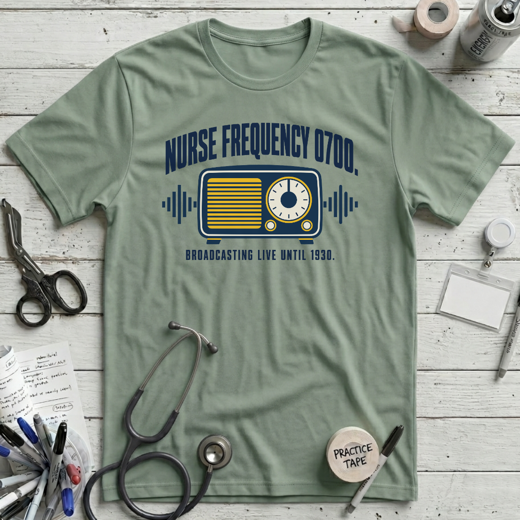 Nurse Frequency T-Shirt - Sage