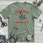 Herding Cats Charge Nurse T-Shirt
