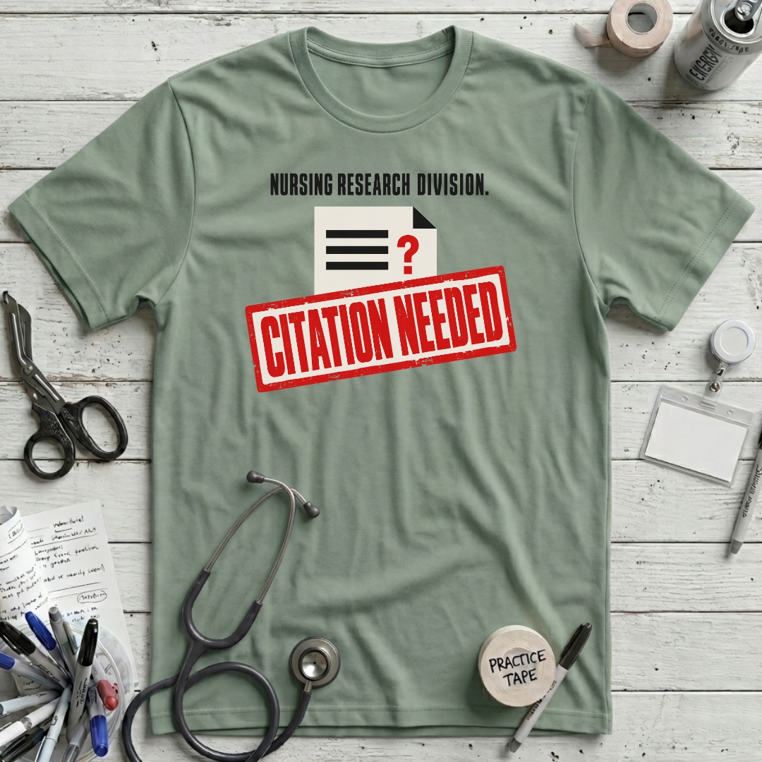 Citation Needed T-Shirt - Sage