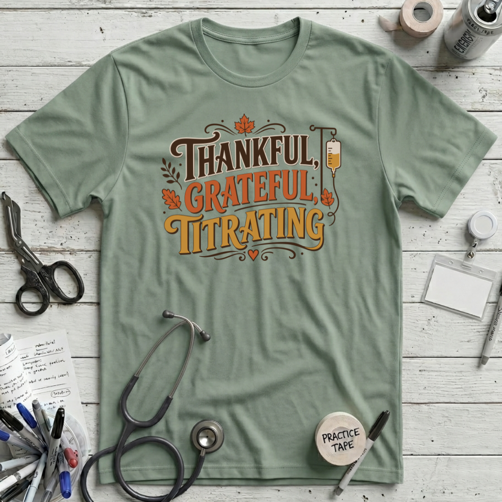 Thankful Grateful Titrating T-Shirt