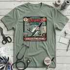 Collecting Pens T-Shirt - Sage