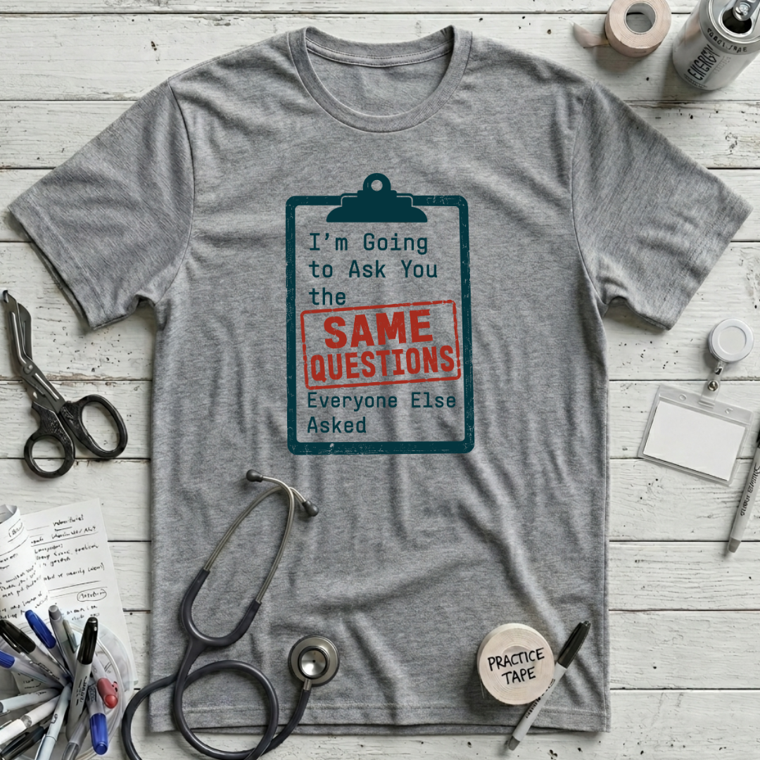 Same Questions T-Shirt - Athletic Heather