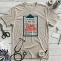 Same Questions T-Shirt - Heather Prism Natural