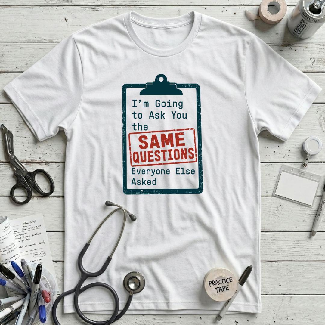 Same Questions T-Shirt - White