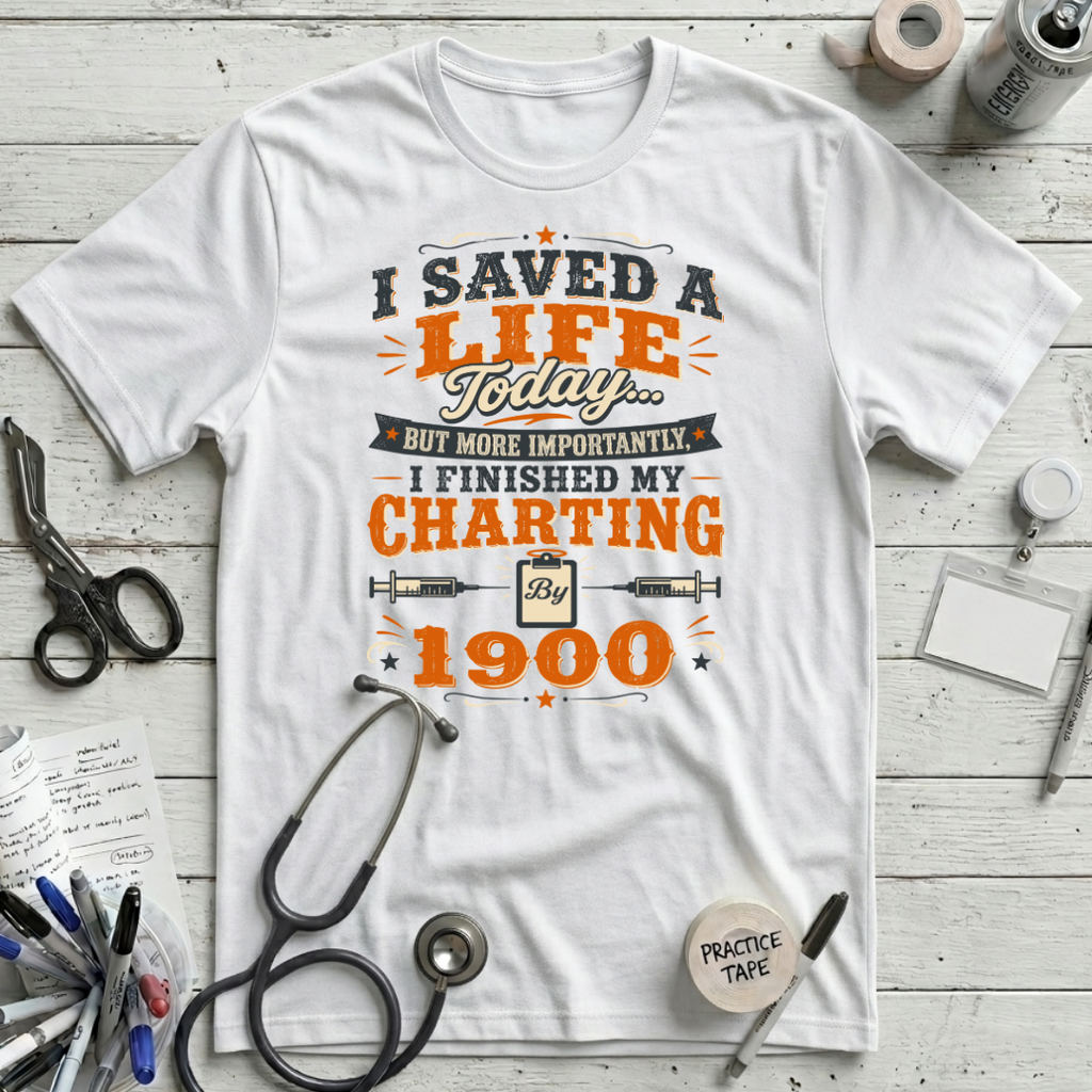 Saved a Life T-Shirt - White
