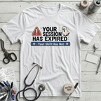 Session Expired T-Shirt - White