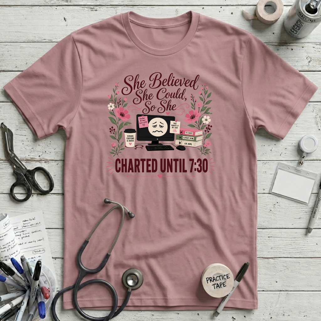She Believed T-Shirt - Orchid