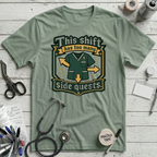 Shift Side Quests T-Shirt - Sage