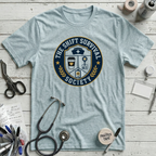 Shift Survival Society T-Shirt - Heather Prism Ice Blue