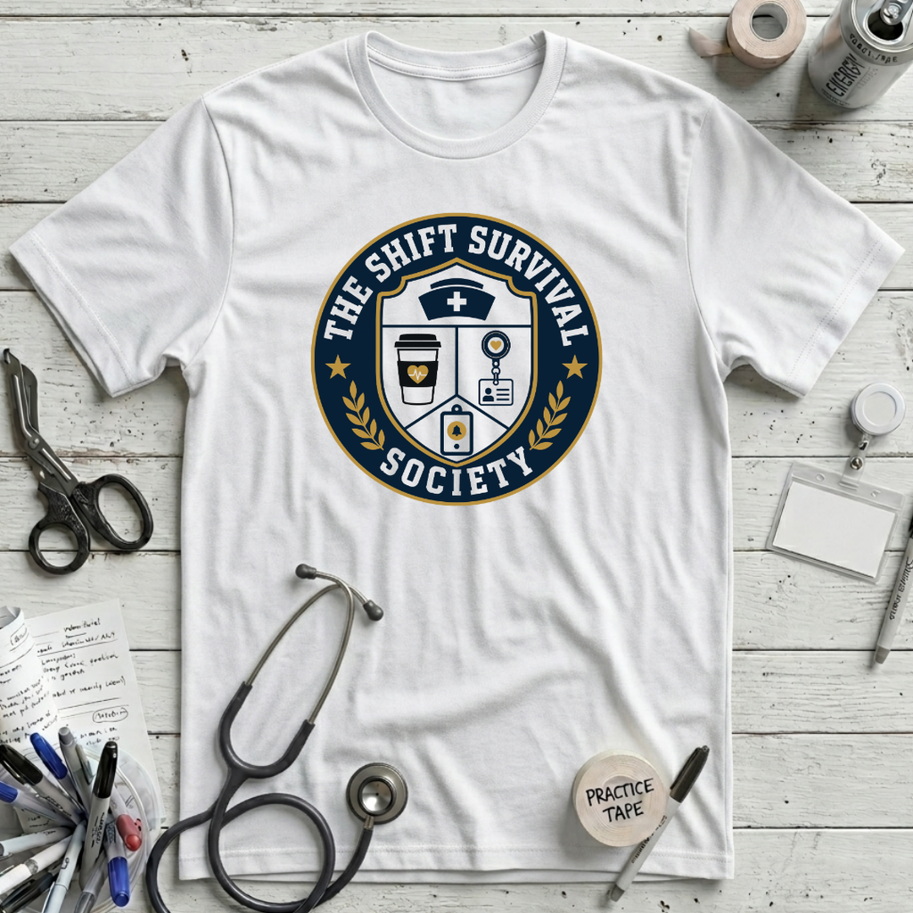 Shift Survival Society T-Shirt - White