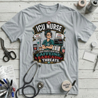 Caffeine, Sarcasm, Threats T-Shirt