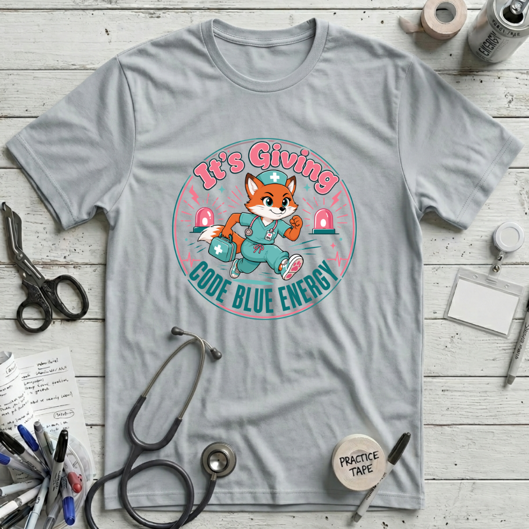Code Blue Energy T-Shirt - Silver