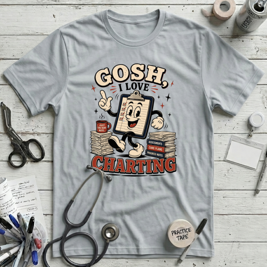 I Love Charting T-Shirt