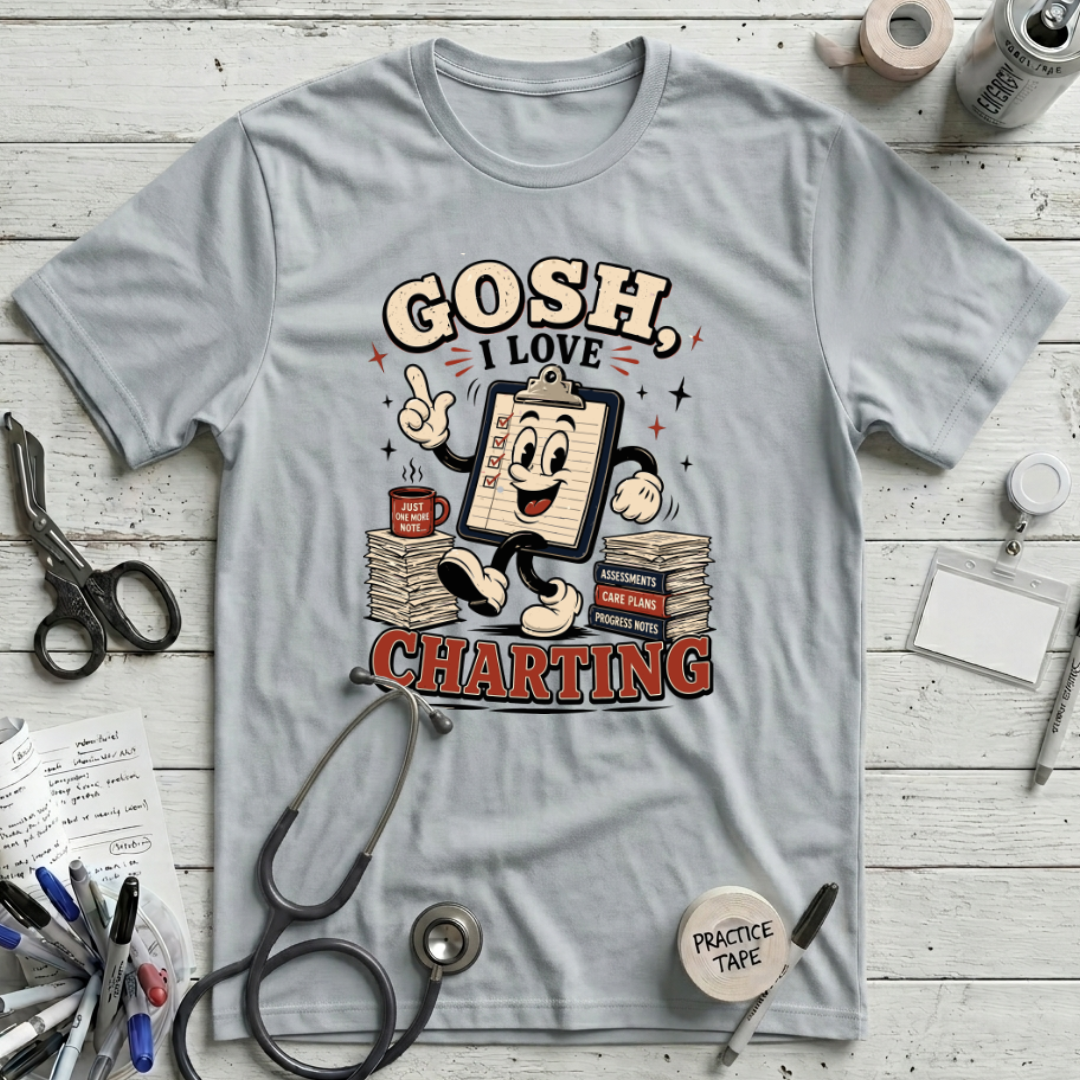 I Love Charting T-Shirt