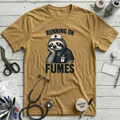 Sloth on Fumes T-Shirt - Heather Mustard