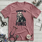 Sloth on Fumes T-Shirt - Heather Raspberry