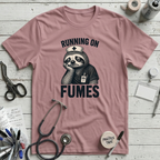 Sloth on Fumes T-Shirt - Orchid