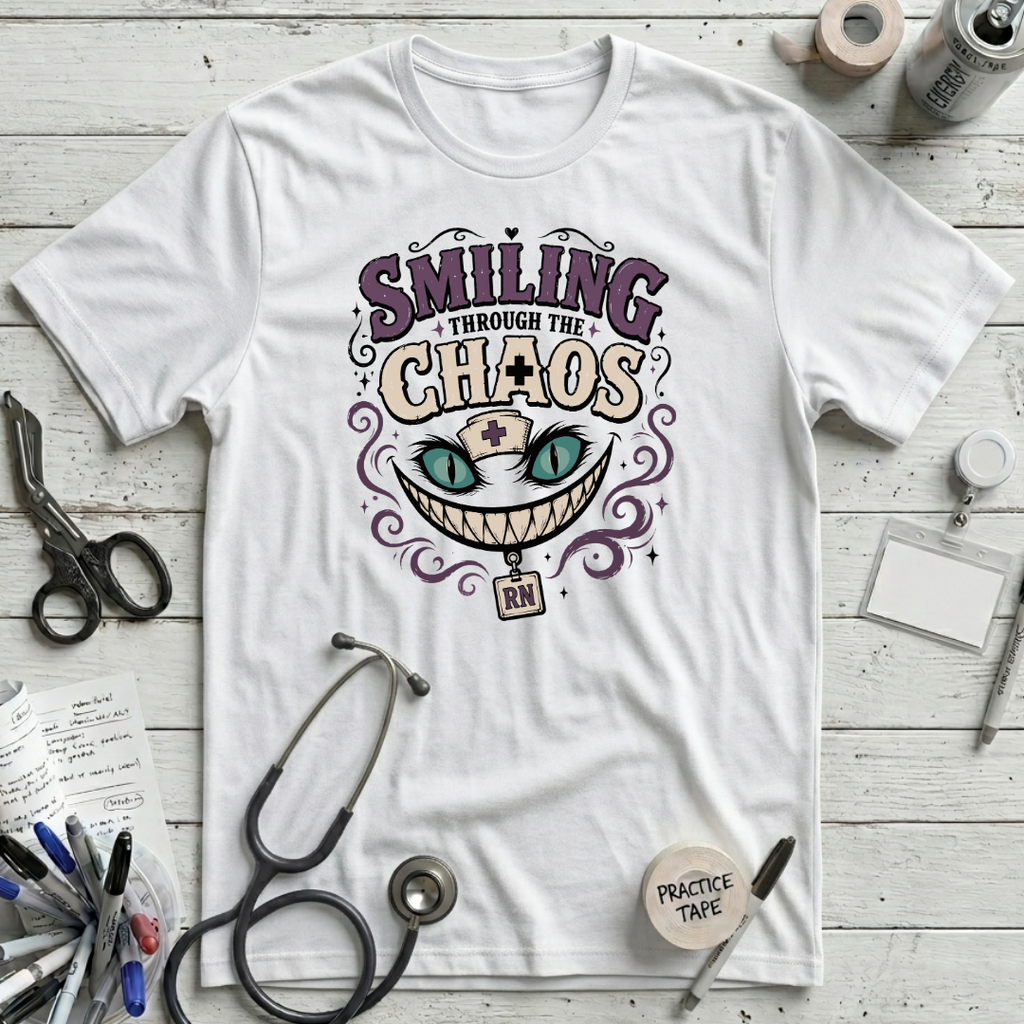 Smiling Chaos T-Shirt - White