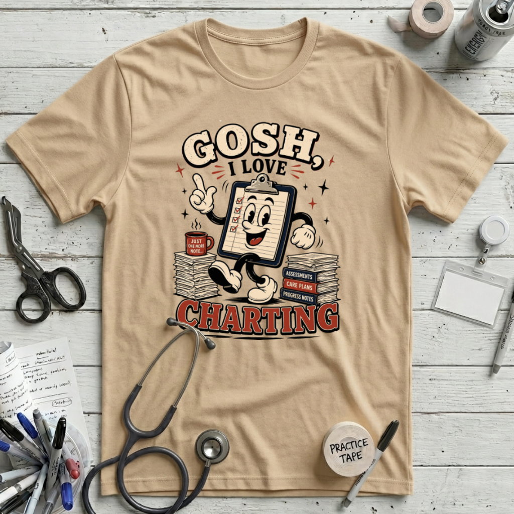I Love Charting T-Shirt