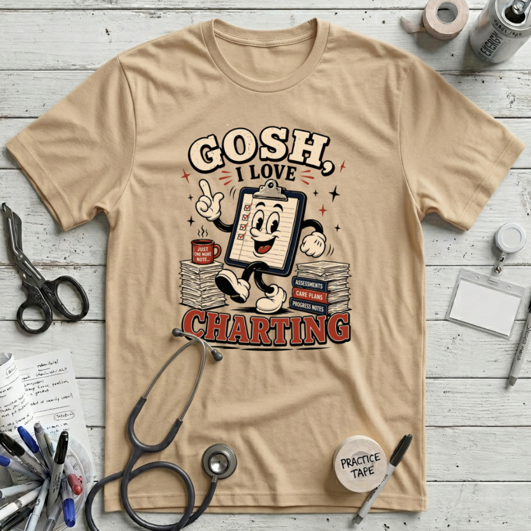 I Love Charting T-Shirt