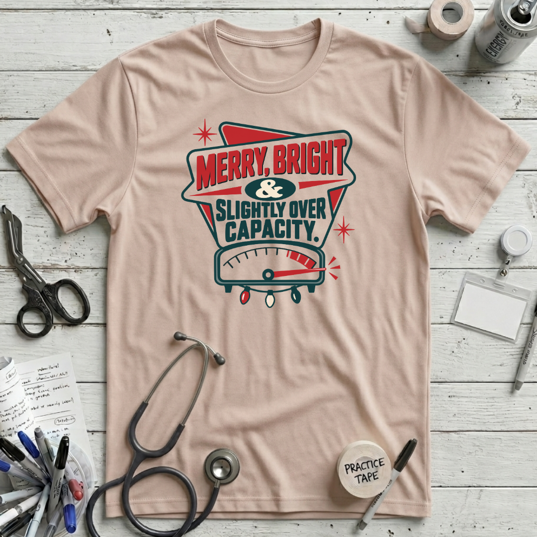 Merry Bright Over Capacity T-Shirt