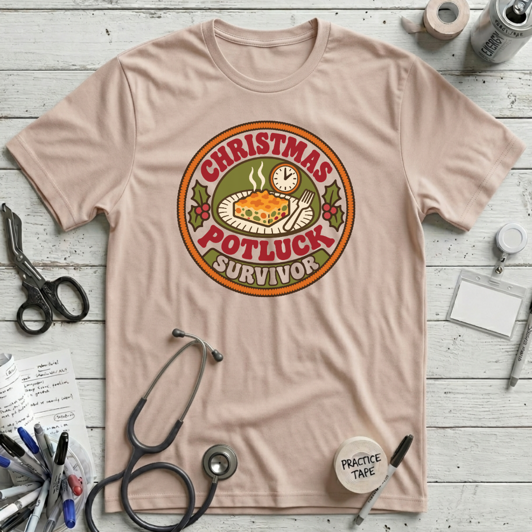 Christmas Potluck Survivor T-Shirt