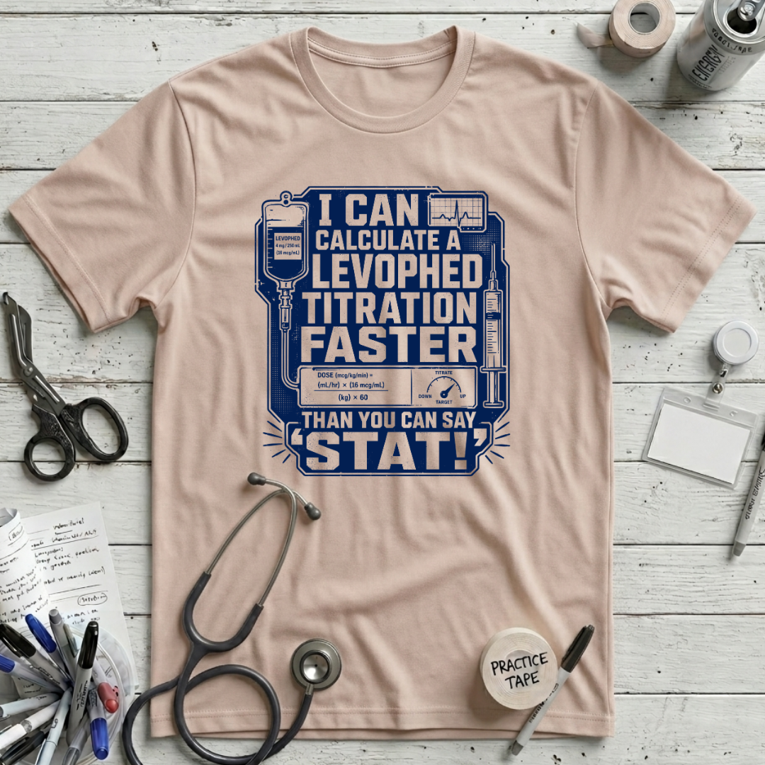 Calculate Levophed Titration - Soft Pink