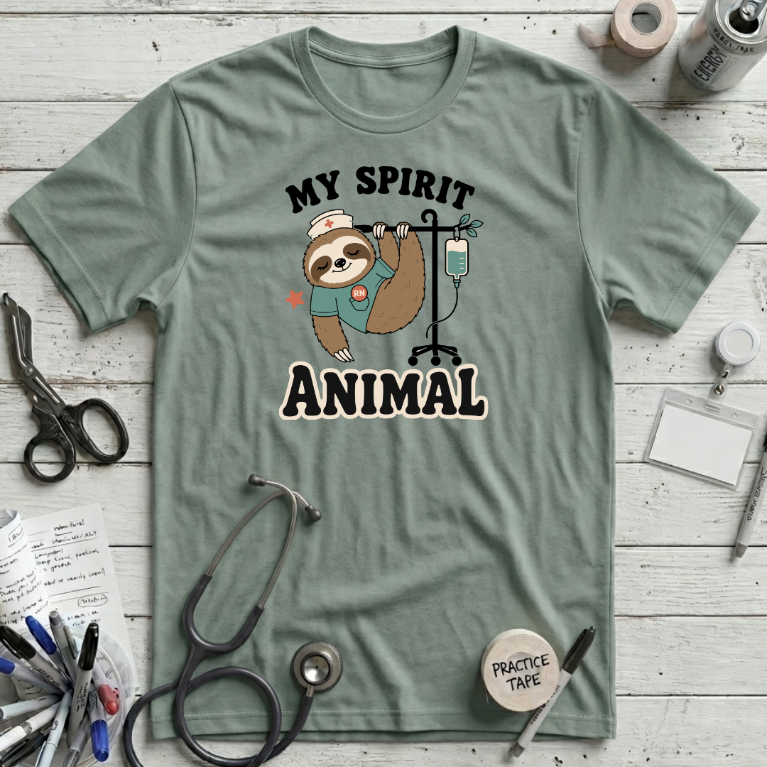 Spirit Animal T-Shirt - Dusty Blue
