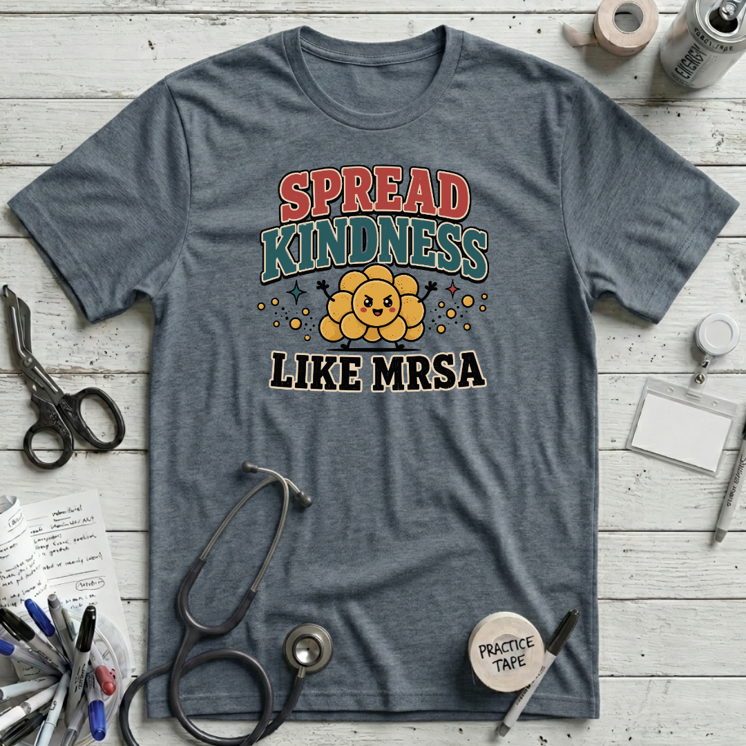 Spread Kindness T-Shirt - Heather Slate
