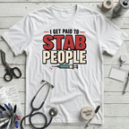 Stab People T-Shirt - White