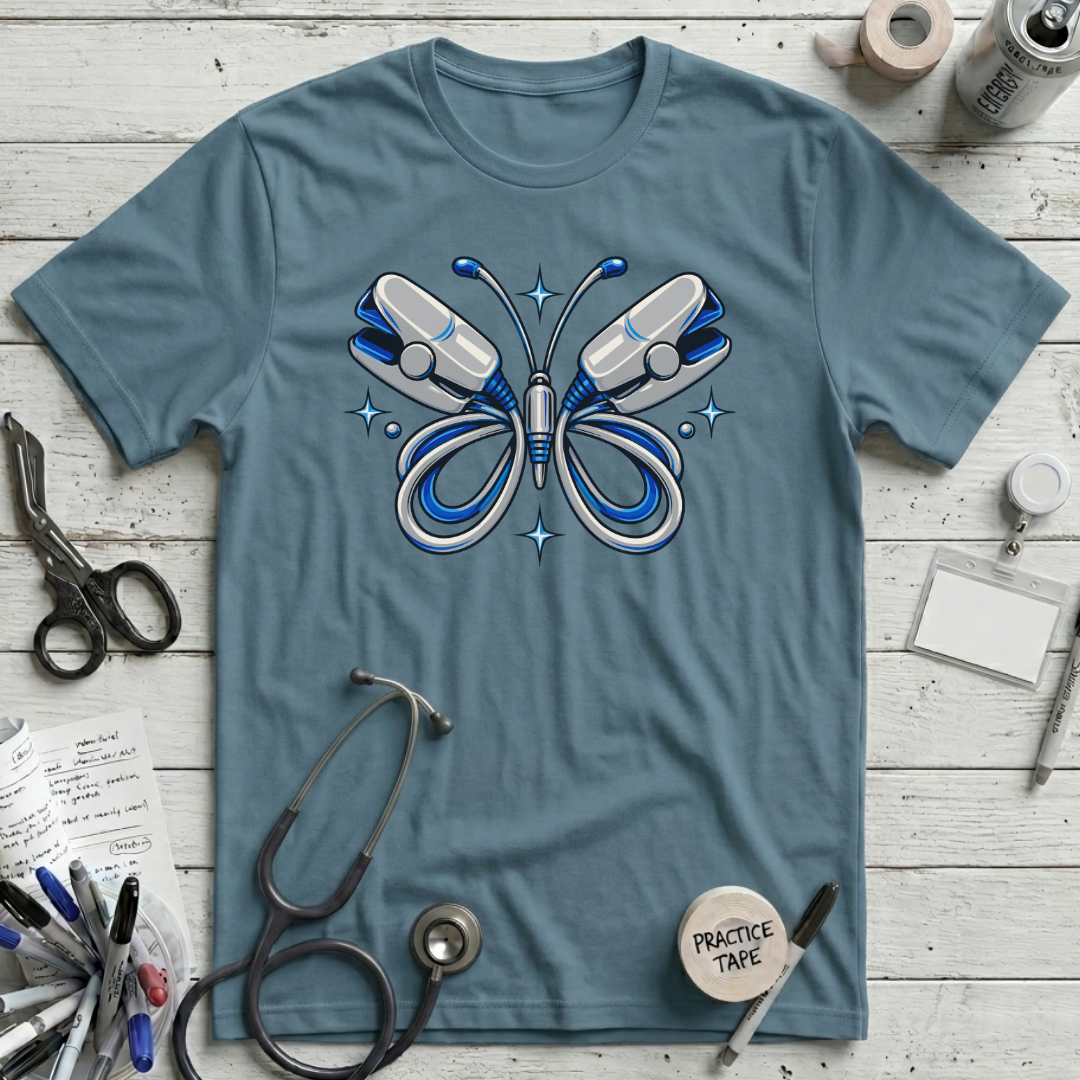 Pulse-Oximeter Butterfly T-Shirt