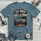 Caffeine, Sarcasm, Threats T-Shirt