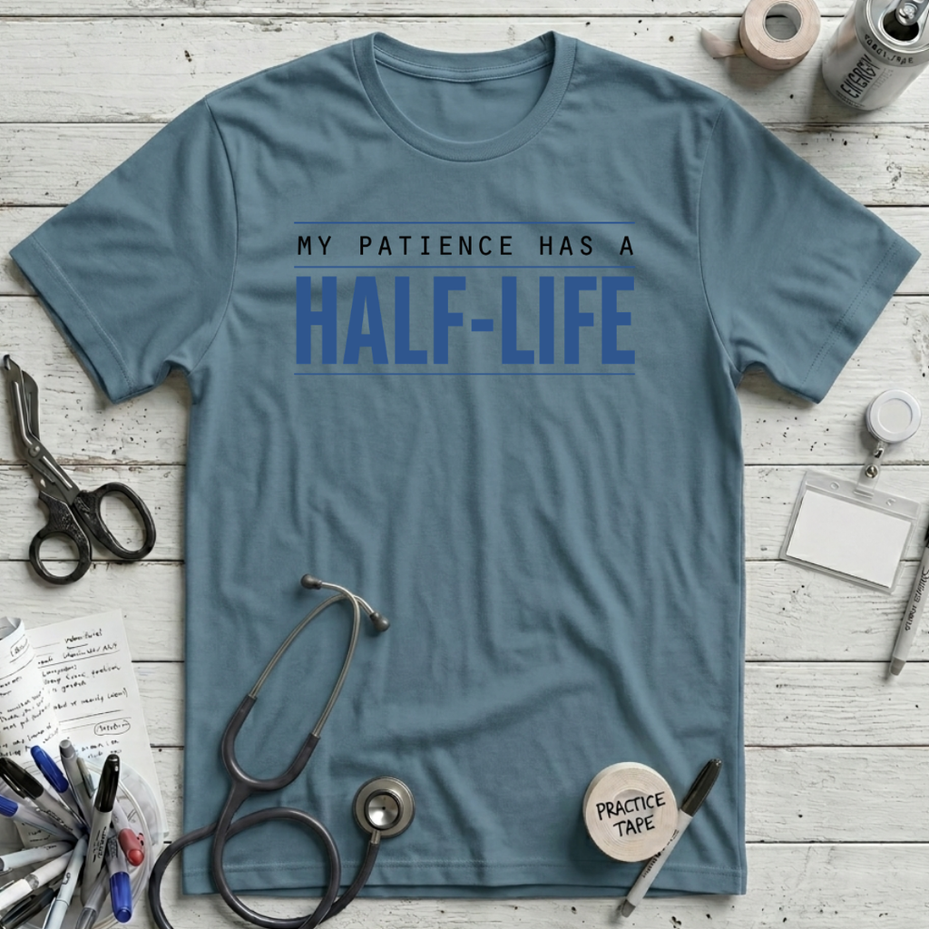 Patience Half Life - Steel Blue