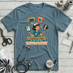 Compassion Fatigue T-Shirt - Steel Blue